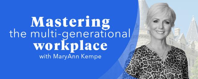 Mastering the multigenerational workplace with MaryAnn Kempe image